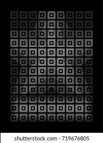 square pattern combined into shape star