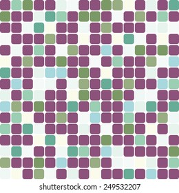 Square pattern in fashion trend colors
