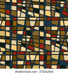Square pattern in fashion trend colors