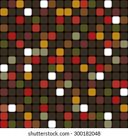 Square pattern in fashion trend colors