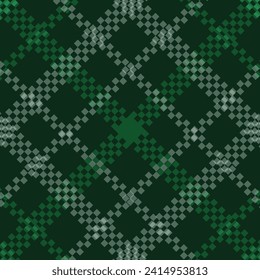 Ornamento de diseño textil escocés geométrico y elegante
