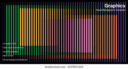 Square pattern line graphic design symmetry pattern mosaic geometric abstract pattern set colorful repeat flat minimal modern vertical line pattern background banner wallpaper deco geometric abstract