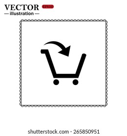 Square pattern on a white background.  put in shopping cart , vector illustration, EPS 10