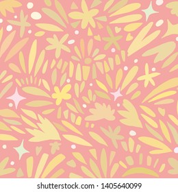 Square pattern in orange and yellow shades. Banner background. Organic textile. Doodle Sketch style vector collection. Beauty concept.