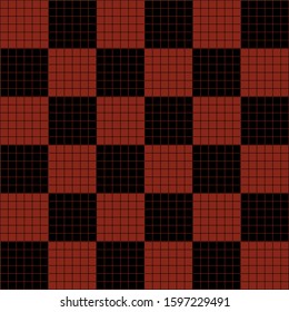Square Pattern Red And Black