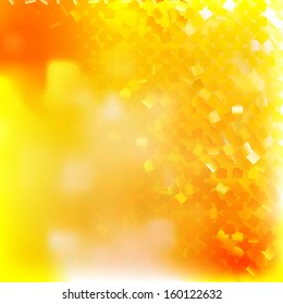 Square pattern in red and orange colors. EPS 10 vector file included