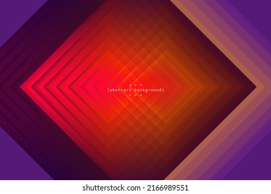 square pattern in red orange 
 violet gradient background can be use for advertisement banner website template notebook  cover package  design food and beverage label