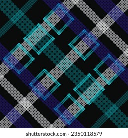 Quadratisches Muster der schottischen tartan geplagten Hintergrundkunst