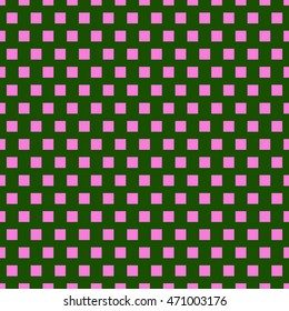 Square pattern. Seamless pattern with symmetric geometric ornament. Vector illustration.