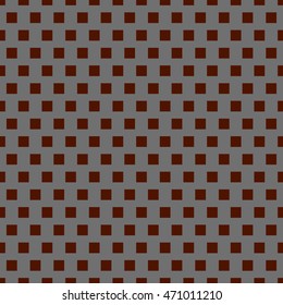 Square pattern. Seamless pattern with symmetric geometric ornament. Vector illustration.
