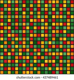 Square pattern. Seamless vector tile background