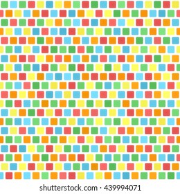 Square pattern. Seamless vector tile background