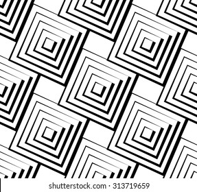 Square pattern. Seamlessly repeatable vector illustration.