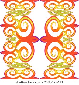 Patrón cuadrado Batik tradicional indonesio para decorar diseños de azulejos, paredes, pisos y productos textiles comerciales