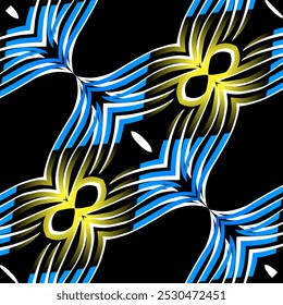 SQUARE Muster Traditionelle indonesische Batik für die Dekoration von Fliesen Designs, Wände, Böden und kommerzielle Textilien