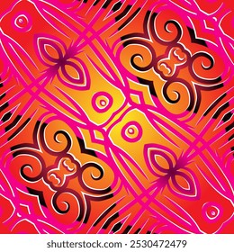 SQUARE pattern Traditional Indonesian batik for decorating tile designs, walls, floors and commercial textile products
