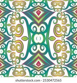 SQUARE pattern Traditional Indonesian batik for decorating tile designs, walls, floors and commercial textile products