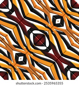 square pattern Traditional Indonesian batik for decorating tile designs, walls, floors and commercial textile products