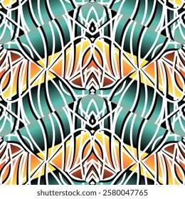 square pattern Traditional Indonesian batik for decorating tile designs, walls, floors and commercial textile products