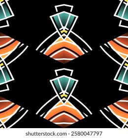 square pattern Traditional Indonesian batik for decorating tile designs, walls, floors and commercial textile products