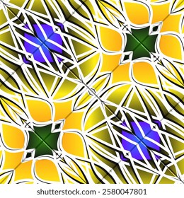 square pattern Traditional Indonesian batik for decorating tile designs, walls, floors and commercial textile products