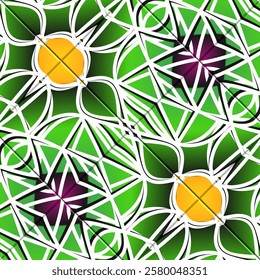 square pattern Traditional Indonesian batik for decorating tile designs, walls, floors and commercial textile products
