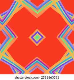 square pattern Traditional Indonesian batik for decorating tile designs, walls, floors and commercial textile products	
