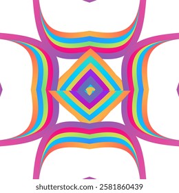 square pattern Traditional Indonesian batik for decorating tile designs, walls, floors and commercial textile products	
