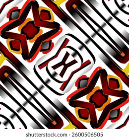 square pattern Traditional Indonesian batik for decorating tile designs, walls, floors and commercial textile products	