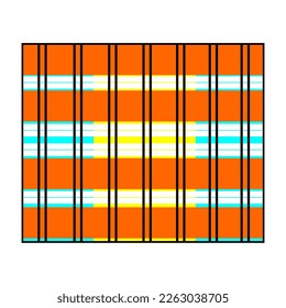 Square Pattern V51 Patch Streetwear, Urban Design Orange and Black Colors Patch Commercial Use
