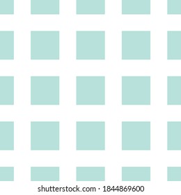 square patterns of water green color on white background vector