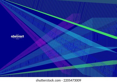 square with perspective pattern in gradient blue and violet spotlight background can be use for advertisement brochure template banner website cover product package design presentation vector eps.