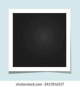 Square photo frame line icon. Snapshot, memory, camera, film, album, frame, lens. Vector icon for business and advertising