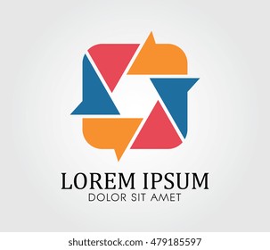 Square Photography or Square Gallery Logo