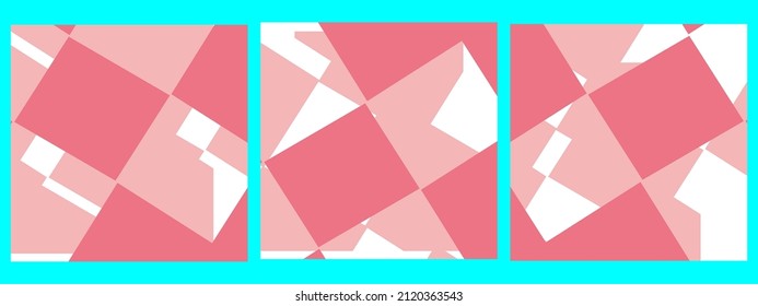 Fondo abstracto geométrico cuadrado