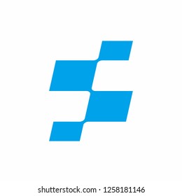 Square Pixel Data Link Connection Business Company Vector Logo Design