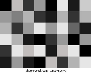 square pixel in grey tone color background. white and black censored pattern background.