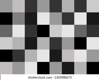 square pixel in grey tone color background. white and black censored pattern background.
