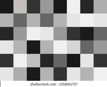 square pixel in grey tone color background. white and black censored pattern background.