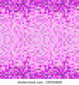 Square pixel mosaic. Abstract colorful background