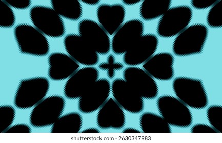 square pixel pattern vector art