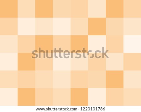 square pixel in skin tone color background. white and black censored pattern background. Light Orange vector abstract textured polygonal background. Blurry rectangle design.