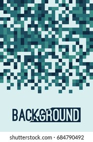 Square Pixels Background