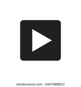 Vector de iconos de square play