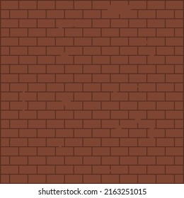 Square poster, red brick wall