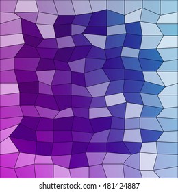 square purple and blue polygonal background. vector illustration. for design, presentation, wallpaper