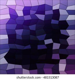square purple and blue polygonal background. vector illustration. for design, presentation, wallpaper