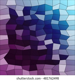 square purple and blue polygonal background. vector illustration. for design, presentation, wallpaper