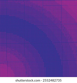 Square Purple Pink Color Halftone Background. Corner Color Halftone Background. Background Vector Editable