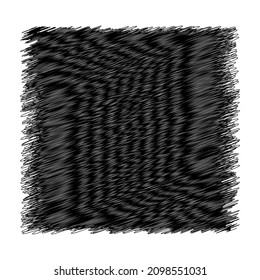 Square, rectangle scribbling, sketchy, sketch doodle lines element. Random wavy, billowy, waving lines 